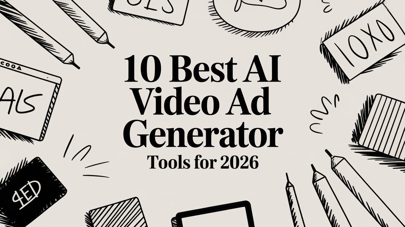 10 najboljih AI alata za generisanje video reklama za 2026.